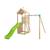 Bras de portique balançoire simple skywood bois fsc® Marron - bleu 6 - vertbaudet enfant 