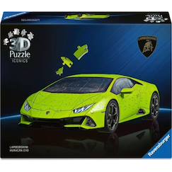 Jouet-Jeux éducatifs-Puzzles-Puzzle 3d lamborghini huracan 158 Pièces - Dès 8 Ans