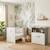 Commode à langer 2 portes en bois - leaf Gris 4 - vertbaudet enfant 