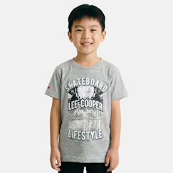 Garçon-T-shirt, polo, sous-pull-T-shirt-T-shirt manches courtes garçon avec imprime skateboard
