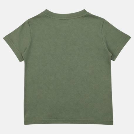 T-shirt manches courtes garçon avec motif plage Bleu+Gris+Kaki+Noir 12 - vertbaudet enfant 