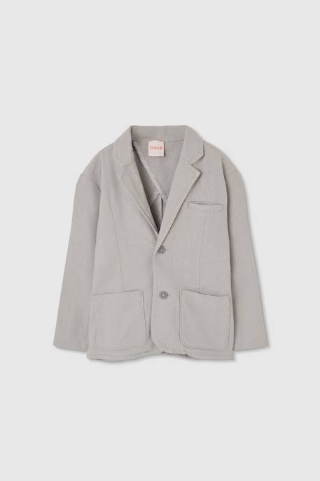 Blazer enfant en lin Marron 1 - vertbaudet enfant 
