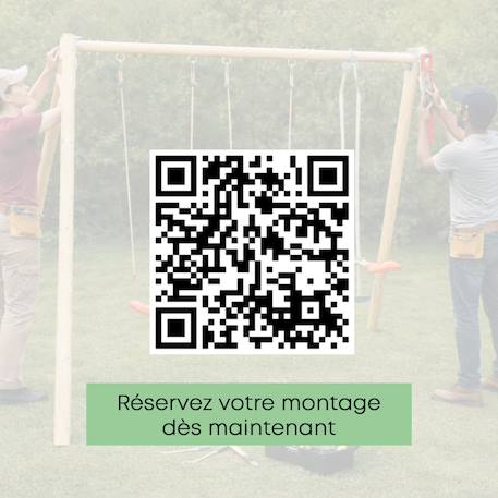 Portique balançoire 2,30 m natura berry - 4 enfants Bois 5 - vertbaudet enfant 