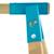 Bras de portique balançoire simple skywood bois fsc® Marron - bleu 4 - vertbaudet enfant 