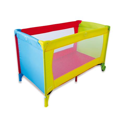 Lit parapluie de voyage Rouge, vert, jaune, bleu 1 - vertbaudet enfant 