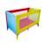 Lit parapluie de voyage Rouge, vert, jaune, bleu 1 - vertbaudet enfant 