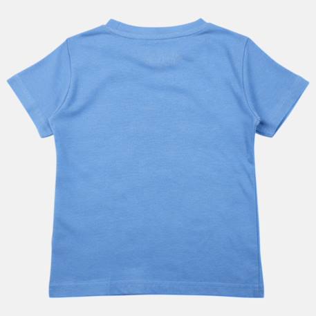 T-shirt manches courtes garçon avec imprime skateboard Bleu+Gris+Marine+Noir 4 - vertbaudet enfant 