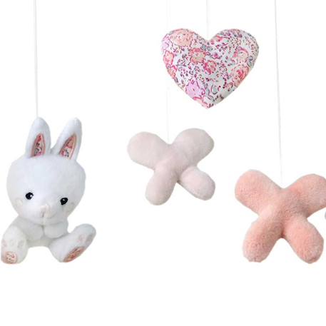 Mobile musical lapinou Pink 2 - vertbaudet enfant 