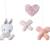Mobile musical lapinou Pink 2 - vertbaudet enfant 