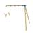 Bras de portique balançoire double skywood bois fsc® Marron - bleu 1 - vertbaudet enfant 