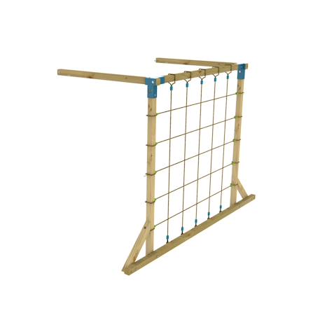 Filet à grimper pour aire de jeux skywood bois fsc® Marron - bleu 1 - vertbaudet enfant 
