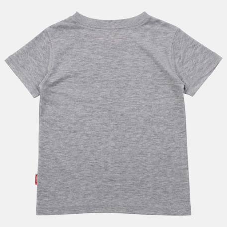 T-shirt manches courtes garçon avec imprime skateboard Bleu+Gris+Marine+Noir 8 - vertbaudet enfant 