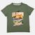 T-shirt manches courtes garçon avec motif plage Bleu+Gris+Kaki+Noir 11 - vertbaudet enfant 