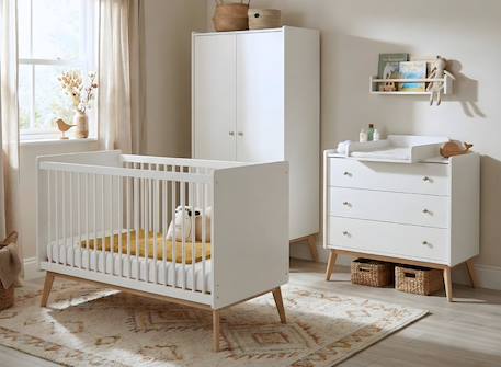 Armoire 2 portes gaïa Blanc 2 - vertbaudet enfant 