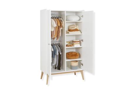 Armoire 2 portes gaïa Blanc 4 - vertbaudet enfant 