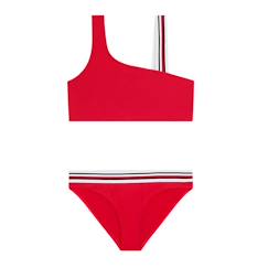 Ensemble bikini fille one shoulder  - vertbaudet enfant