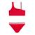Ensemble bikini fille one shoulder Rouge 1 - vertbaudet enfant 