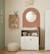 Commode à langer 2 portes en bois - teddy Blanc 4 - vertbaudet enfant 
