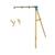 Bras de portique balançoire simple skywood bois fsc® Marron - bleu 1 - vertbaudet enfant 