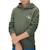 Sweat garçon à capuche small monogram Vert 1 - vertbaudet enfant 