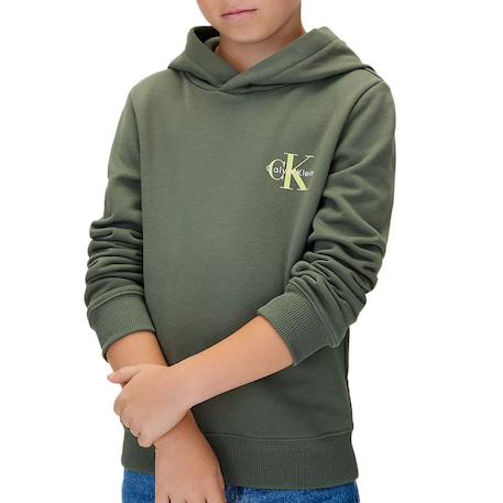 Garçon-Pull, gilet, sweat-Sweat garçon à capuche small monogram