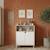Commode à langer bébé en bois - scandi Blanc/beige+Blanc/gris 1 - vertbaudet enfant 
