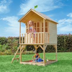 Jouet-Maisonnette cabane sur pilotis colline bois fsc®
