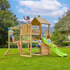 Jouet-Aire jeux double plateforme santoline bois fsc®