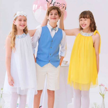 Bermuda de costume    - cérémonie  jimini Bleu 5 - vertbaudet enfant 