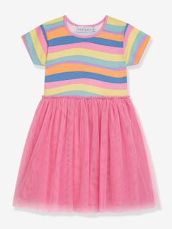-Robe fille avec haut coloré et jupe en tulle DANAMADE