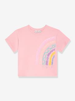 -T-shirt avec sequins arc-en-ciel, fille, DANAMADE