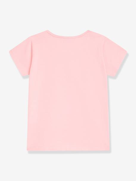 T-shirt fille avec arc-en-ciel en sequins DANAMADE bleu glacier+rose poudré 5 - vertbaudet enfant 