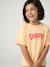 T-shirt fille imprimé manches courtes anthracite+jaune pâle+Léopard+sable 4 - vertbaudet enfant 