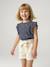 Short fille style paperbag écru+rose+tomette 5 - vertbaudet enfant 