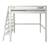Lit mezzanine deux places en bois massif arthur Blanc 5 - vertbaudet enfant 