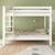 Lit superposé h175 séparable extra-solide en bois massif hercule Blanc 2 - vertbaudet enfant 