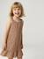 Robe fille fine bretelles jersey beige 5 - vertbaudet enfant 