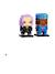 Jeu de construction lego brickheadz harry potter – figurines kingsley shacklebolt et nymphadora tonks – 250 pièces – enfants 10+ Multicolore 2 - vertbaudet enfant 