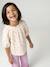 Blouse fille en gaze de coton écru+vanille+vert sauge 4 - vertbaudet enfant 