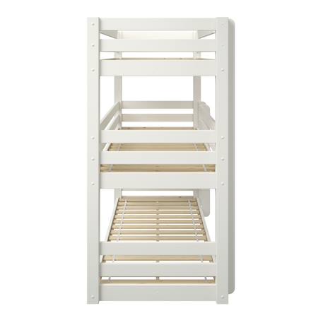 Lit superposé triple extra-solide en bois massif hercule Blanc 6 - vertbaudet enfant 
