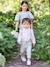 Pantalon bébé à bretelles amovibles vert sauge 1 - vertbaudet enfant 