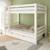 Lit superposé h175 séparable extra-solide en bois massif hercule Blanc 3 - vertbaudet enfant 