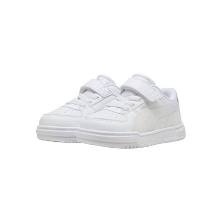 Baskets basses à scratch Blanc rosy argent 3 - vertbaudet enfant 