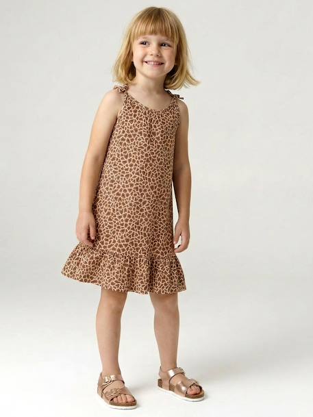 Fille-Robe-Robe fille fine bretelles jersey
