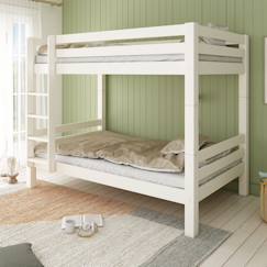 Lit superposé h175 séparable extra-solide en bois massif hercule  - vertbaudet enfant