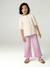 Pantalon fille large à volants écru+lilas 7 - vertbaudet enfant 