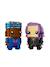 Jeu de construction lego brickheadz harry potter – figurines kingsley shacklebolt et nymphadora tonks – 250 pièces – enfants 10+ Multicolore 3 - vertbaudet enfant 