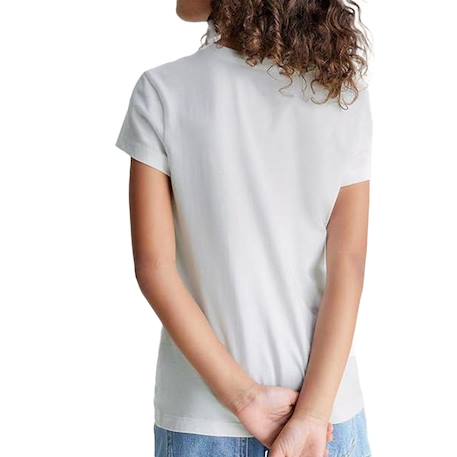 T-shirt fille à manches courtes Blanc 2 - vertbaudet enfant 