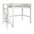 Lit mezzanine deux places en bois massif arthur Blanc 4 - vertbaudet enfant 