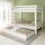 Lit superposé h175 séparable extra-solide en bois massif hercule Blanc 4 - vertbaudet enfant 